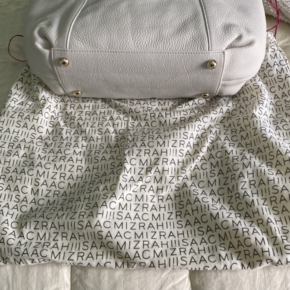 ISAAC MIZRAHI LEATHER HOBO BAG - Picture 8 of 8